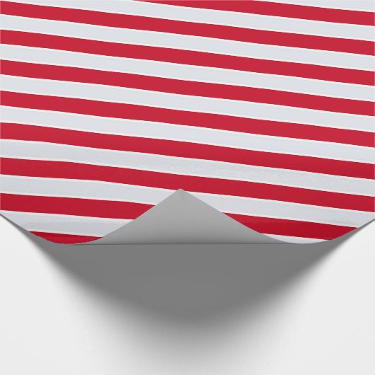 Rood wit Snoep kerstpatroonwikkel Cadeaupapier (Hoek)