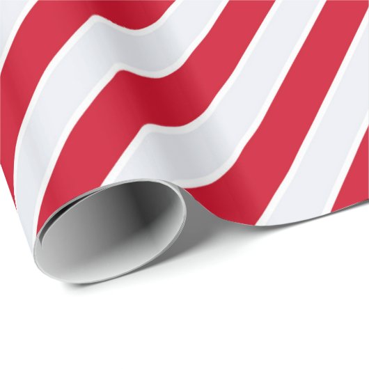 Rood wit Snoep kerstpatroonwikkel Cadeaupapier (Rol Hoek)
