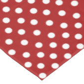 Rood wit stip tafelkleed (Gekanteld)