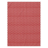Rood wit stip tafelkleed (Voorkant)