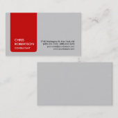 Rood wit strepe aantrekkelijk Visitekaartje (Voorkant / Achterkant)