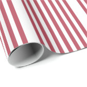 Rood wit strippes design — papier voor het ompakke (Rol Hoek)