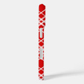 Rood Wit Tartan Plak Patroon Ontwerp Case-Mate iPhone Case (Achterkant / Rechts)