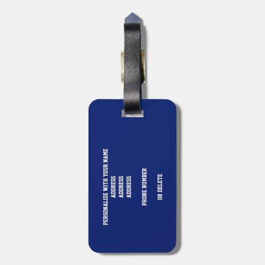 rood wit team kleuren monogram basketbal bagagelabel (Achterkant verticaal)