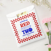 Rood Wit & Twee 4 juli 2 Verjaardagsfeest Bedankzakje (Gezegeld)
