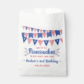 Rood, Wit & Twee! 4 juli 2e verjaardag Bedankzakje (Voorkant)