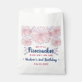 Rood, Wit & Twee! 4 juli 2e verjaardag Bedankzakje (Voorkant)