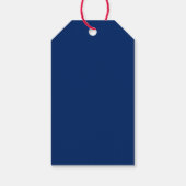 Rood, Wit & Twee! 4 juli 2e verjaardagsfeestje Cadeaulabel (Achterkant)