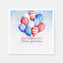 Rood Wit & Twee Onafhankelijkheidsdag Baby Shower