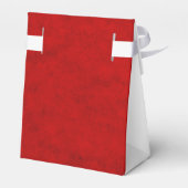 Rood & Wit Vakantie bruiloft Bedankdoosjes (Achterkant)