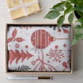 Rood wit vakantieweefsel papier (Geschenk)