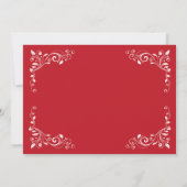 Rood Wit Verjaardag Vrouwen Classy 60e foto Kaart (Achterkant)