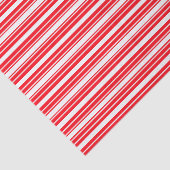 Rood wit - verticale strepen - oplopend patroon tissuepapier (Detail)