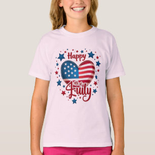 Rood, Wit & Vet: Patriottisch Print Collectie T-shirt
