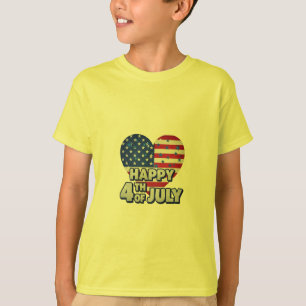 Rood, Wit & Vet: Patriottisch Print Collectie T-shirt