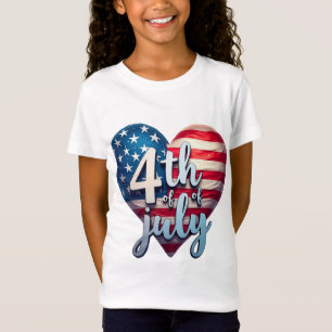 Rood, Wit & Vet: Patriottisch Print Collectie T-shirt