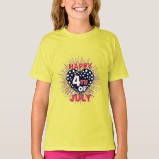 Rood, Wit & Vet: Patriottisch Print Collectie T-shirt