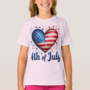 Rood, Wit & Vet: Patriottisch Print Collectie T-shirt