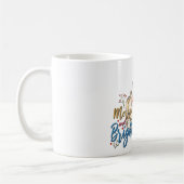 Rood Wit Vrolijk & Helder Kerstman Kerst Koffiemok (Links)