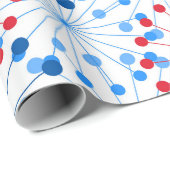 rood wit vuurwerk Patriottische partijomslag Cadeaupapier (Rol Hoek)