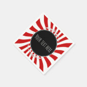 Rood & Wit Whimsical Fun Stripes Party Servetten (Hoek)