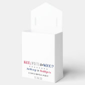 Rood, Wit & Wie? 4 juli Geslacht onthullen Partij Bedankdoosjes (Geopend)