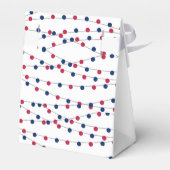 Rood, Wit & Wie? 4 juli Geslacht onthullen Partij Bedankdoosjes (Achterkant)