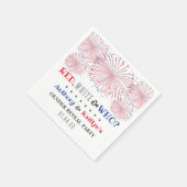 Rood, Wit & Wie? 4 juli Geslacht onthullen Partij Servet (Hoek)