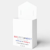 Rood, Wit & Wie? 4 juli geslacht onthulling feest Bedankdoosjes (Geopend)