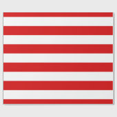 Rood, Wit XL Strepenpatroon Cadeaupapier (Vlak)