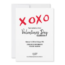 Rood Wit XOXO Virtual Valentijnsdag Party