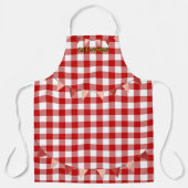 Rood&Wit Zomerfeest Schort (Voorkant)