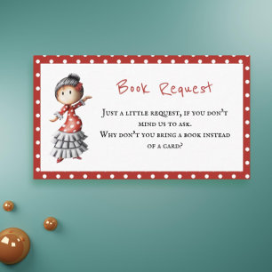 Rood Wit Zwanger Sevillana Danser Boek Aanvraag Informatiekaartje