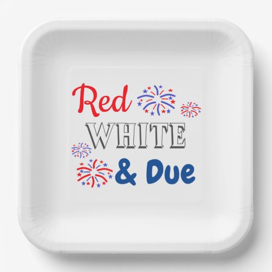 Rood wit & Zwangerschap Papieren Bordje (Voorkant)