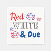 Rood wit & Zwangerschap Servet (Voorkant)