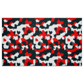 Rood Wit Zwart Abstract Patroon Stof (Fat Quarter)