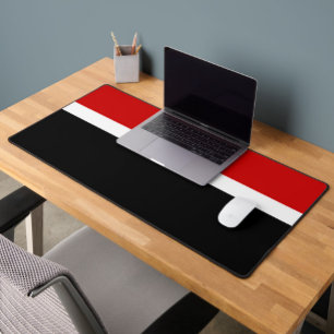 Rood Wit Zwart Kleur Block Style Design Bureaumat