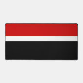 Rood Wit Zwart Kleur Block Style Design Bureaumat (Voorkant)