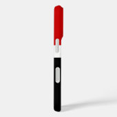 Rood Wit Zwart Kleur Block Style Design Case-Mate iPhone Case (Achterkant / Rechts)