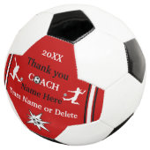 Rood, wit, zwart, speciaal Voetbal cadeau (Drie kwart)