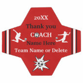 Rood, wit, zwart, speciaal Voetbal cadeau (Enkel)