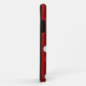 rood wit zwart stip patroon Case-Mate iPhone case (Achterkant/rechts)