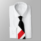 Rood wit zwart stropdas (Gebonden)