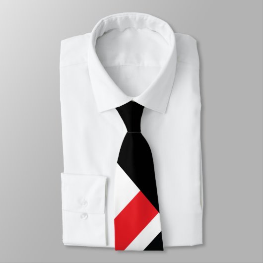 Rood wit zwart stropdas (Gebonden)