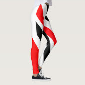 ROOD WIT & ZWART T&T PATRIOT LEGGINGS (Rechts)