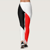 ROOD WIT & ZWART T&T PATRIOT LEGGINGS (Achterkant)