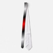 Rood wit zwart vervagen stropdas (Achterkant)