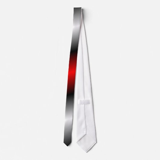 Rood wit zwart vervagen stropdas (Achterkant)