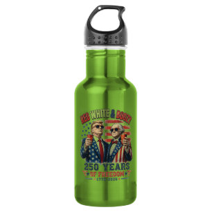 Rood Witte Bezopen Trump George Washington 250 Waterfles