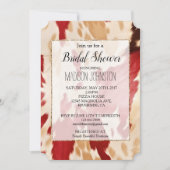 Rood Witte Crème Western Koeienhuid Kaart (Voorkant)